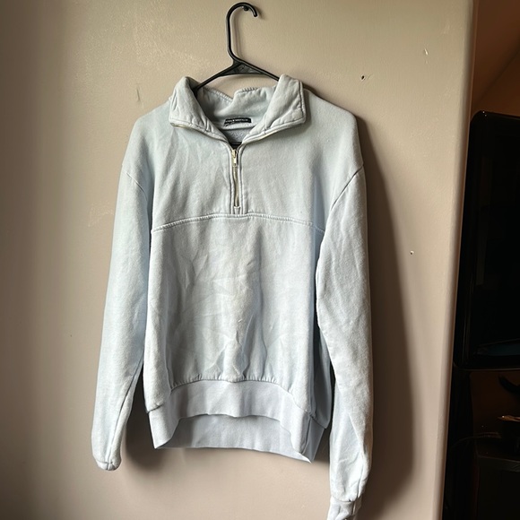 Brandy Melville Sweaters - Light Blue Brandy Melville Quarter Zip